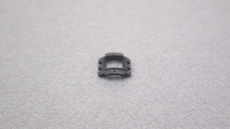 黒色PPSの切削加工サンプル,ガラス繊維40%配合